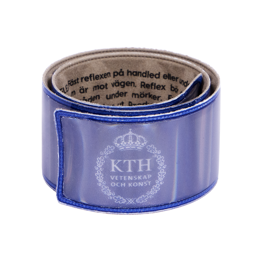 Slapwrap Reflex  (mörkblå med vit KTH logga)